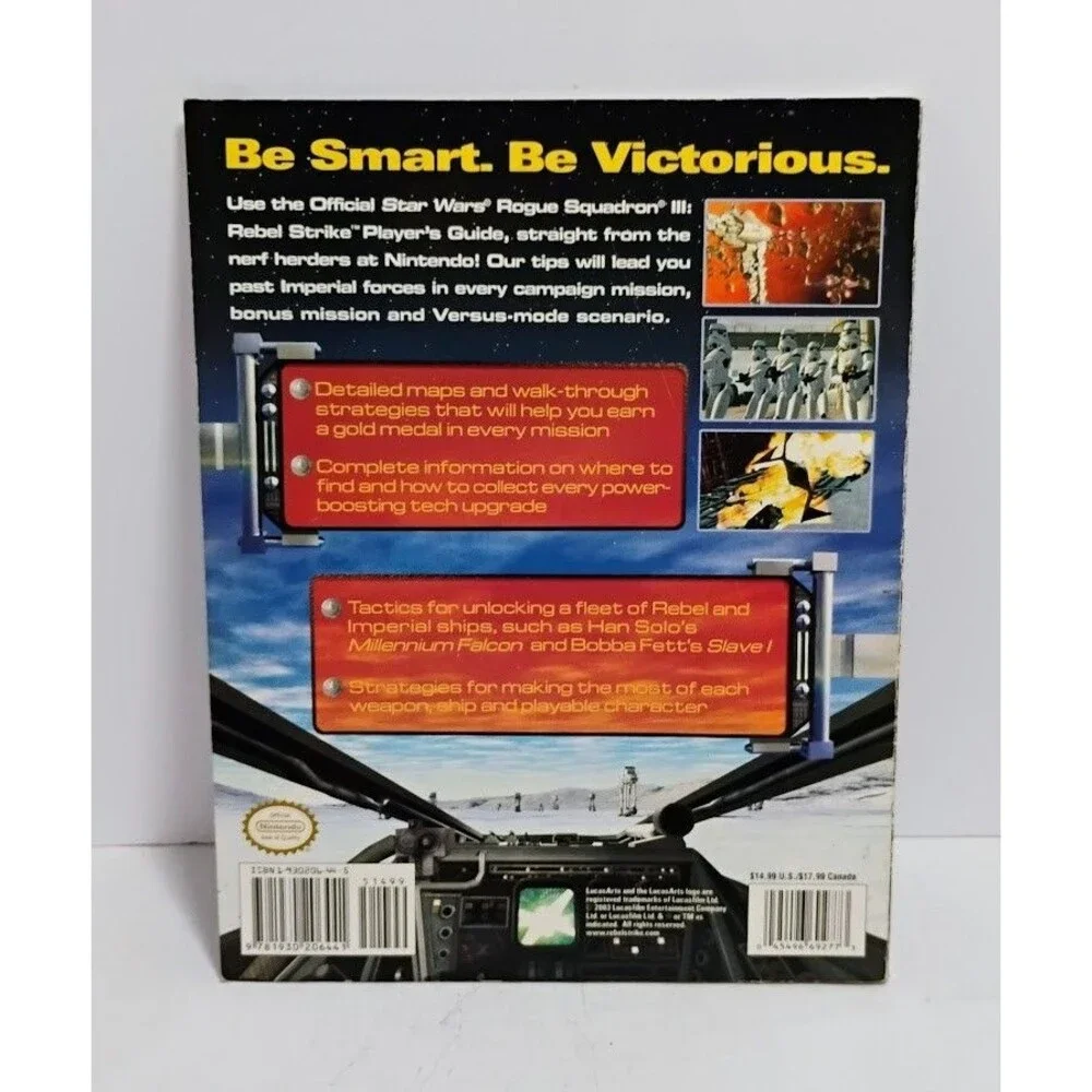 NINTENDO POWER OFFICIAL STRATEGY GUIDE STAR WARS ROGUE SQUADRON III REBEL STRIKE